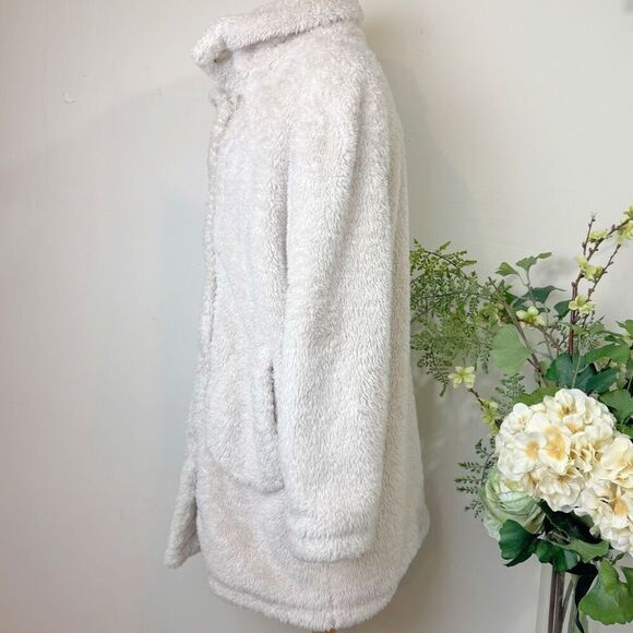 ANTHROPOLOGIE Current Air Sherpa puffer coat | medium | teddy coat - Picture 7 of 13